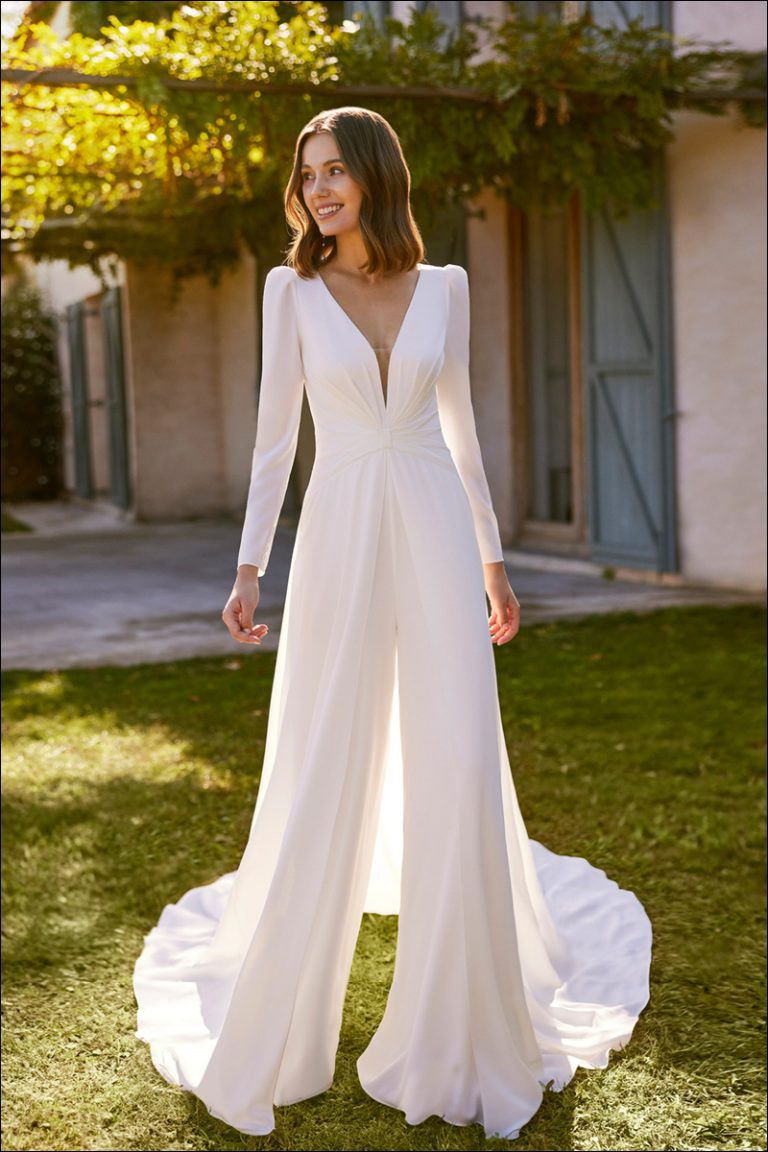 Brautkleid Standesamt Mix and Match Zweiteiler